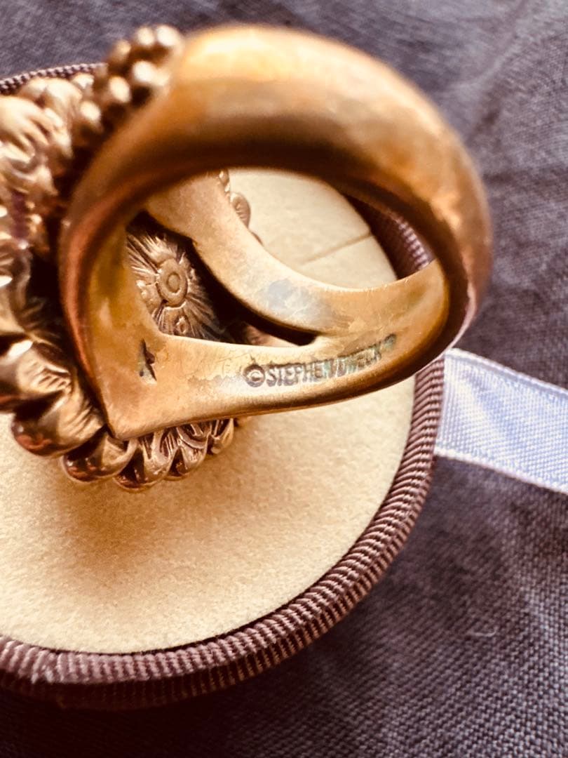 スティーブンデュエック フラワーモチーフ リング