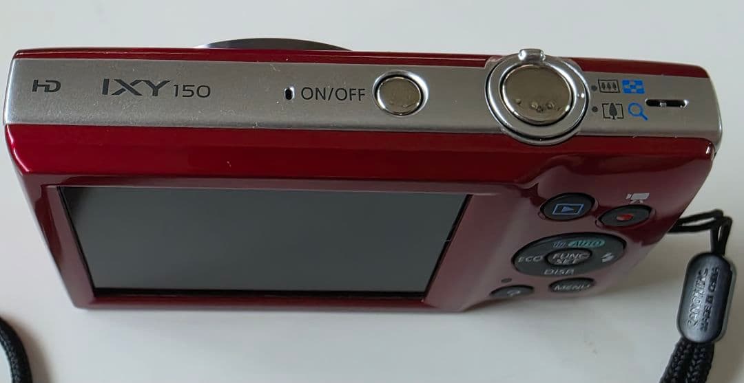 美品 キャノン CANON IXY150 レッド コンパクトデジタルカメラ