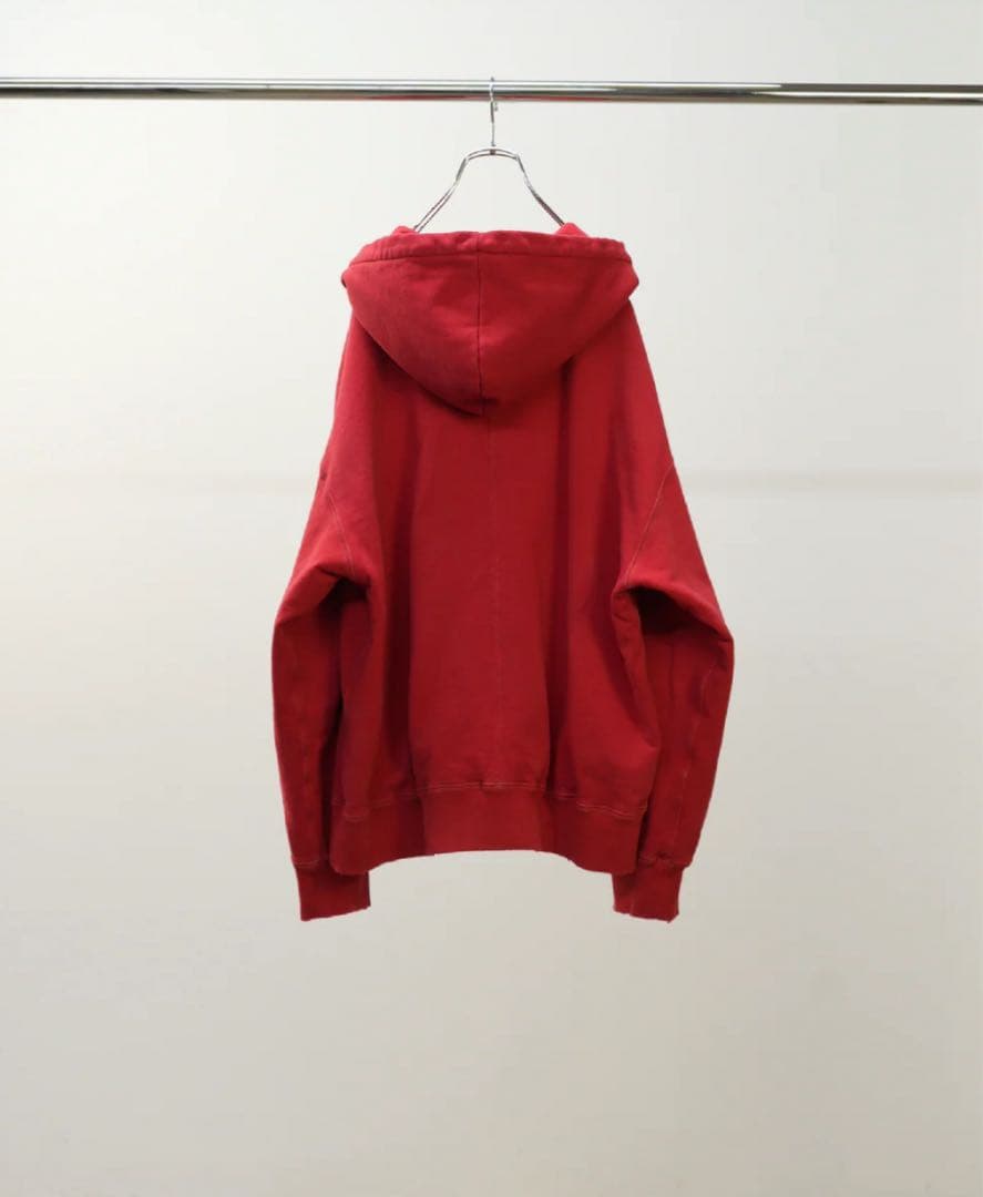 トップス ANCELLM ZIP UP HOODIE(RED)