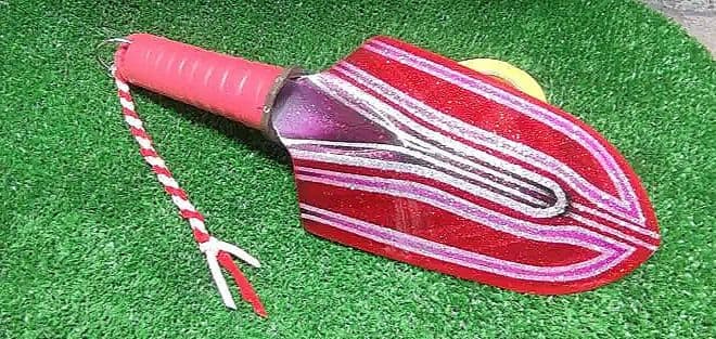 【一点物】ローライダーパターントップ アートシャベル（両面）レッド