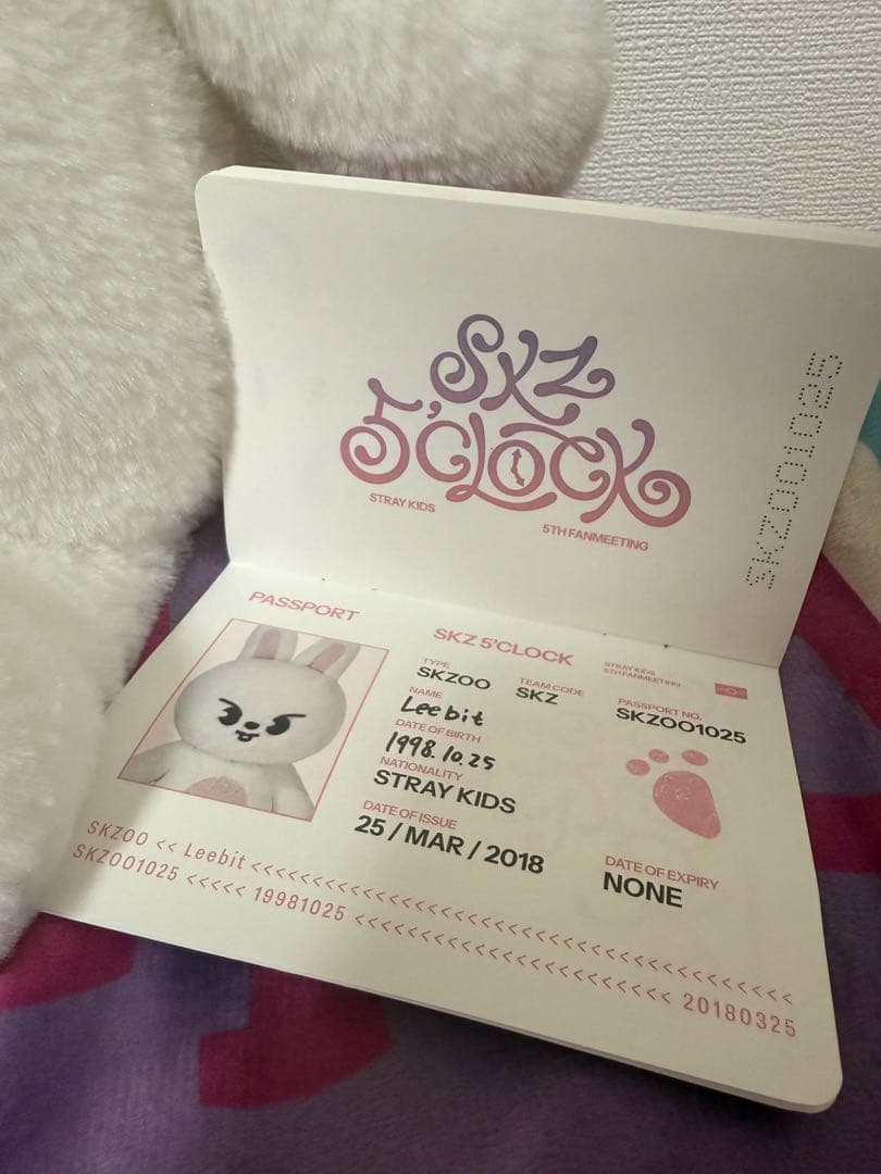 スキズ テディベア ぬいぐるみ リービット リノ