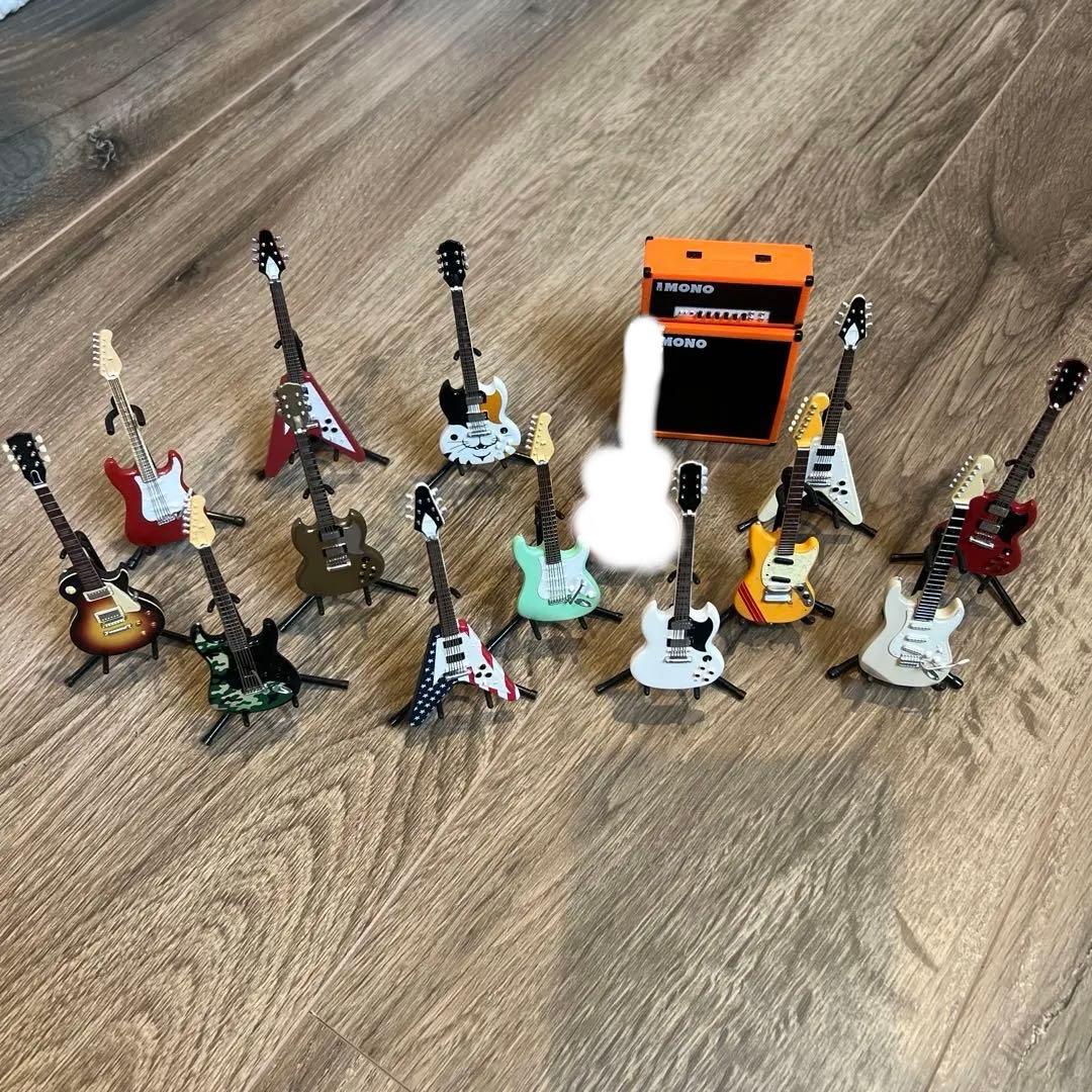 BECKギターコレクション　ミニチュアエレキギター