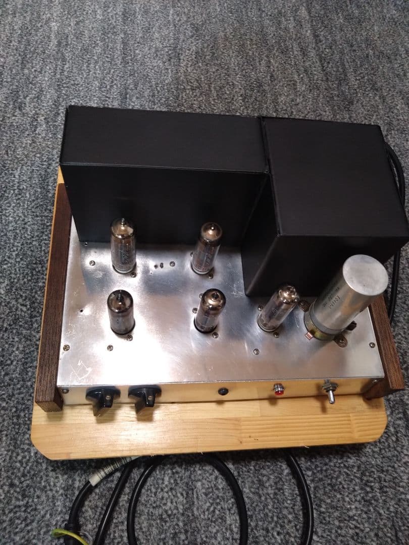 【最終値下げ10月末出品停止予定】自作真空管パワーアンプ6BH8/4本他