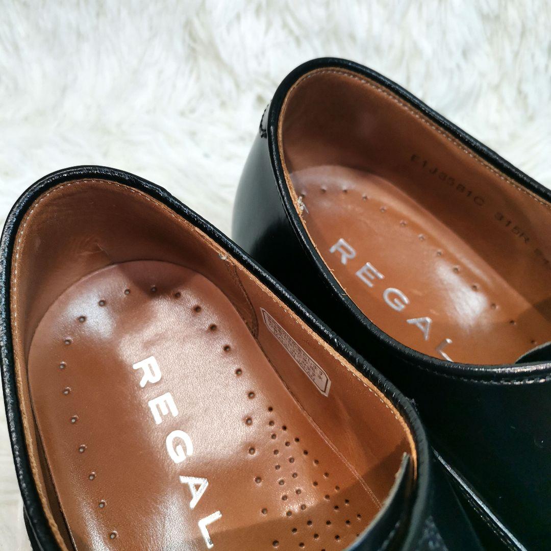 【まさる】REGAL　リーガル　ストレートチップ　315R　ブラック