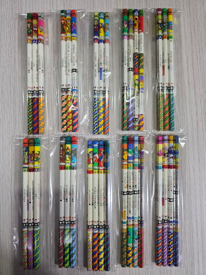 ドラゴンクエスト バトエンG バトル鉛筆 2001年〜2006年 307本セット