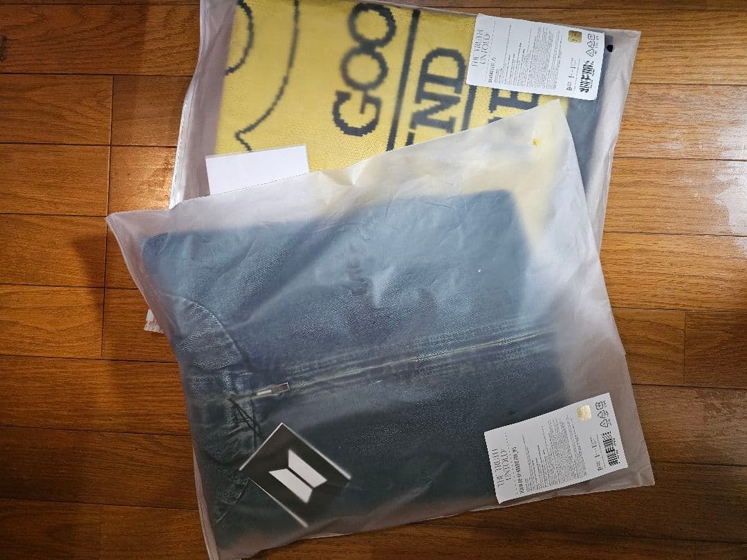 トレカ付きジミン展示会 フーディーMとブランケットセット