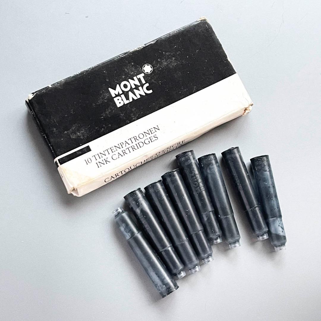 モンブラン ノブレス Sライン 万年筆 インク・ケース付 1980年代 試筆済