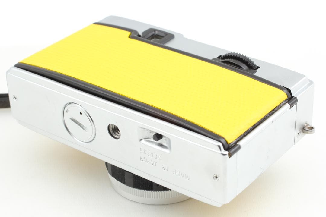 【整備済　美品】イエロー オリンパス PEN EED 露出計OK #1348