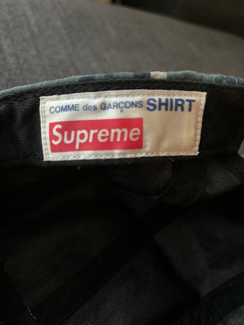 Supreme ギャルソン CDG 迷彩柄キャップ