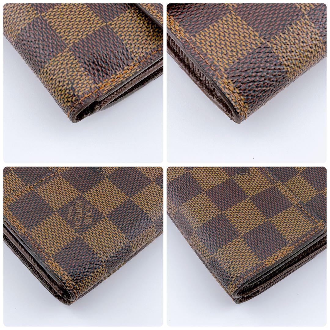 しょうさん　ルイヴィトン ダミエ エベヌ ポルトモネ ビエ カルトクレディ