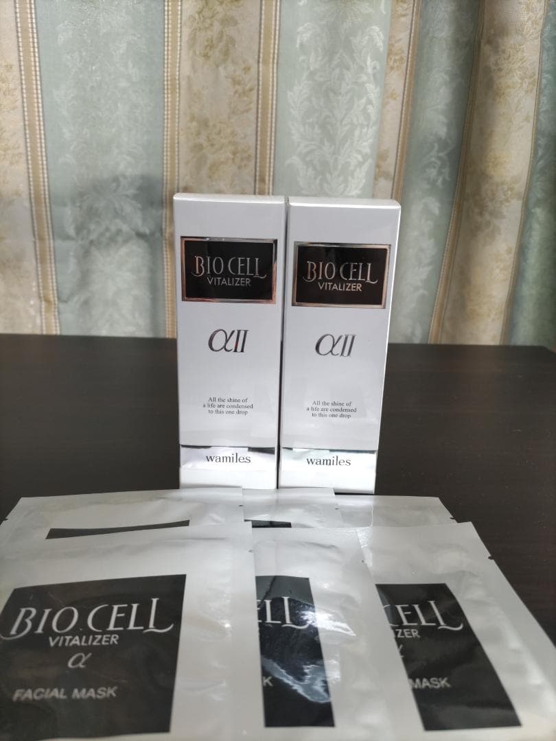 ワミレス ビオセル バイタライザーαⅡ 38ml ２個 + マスク 6枚付