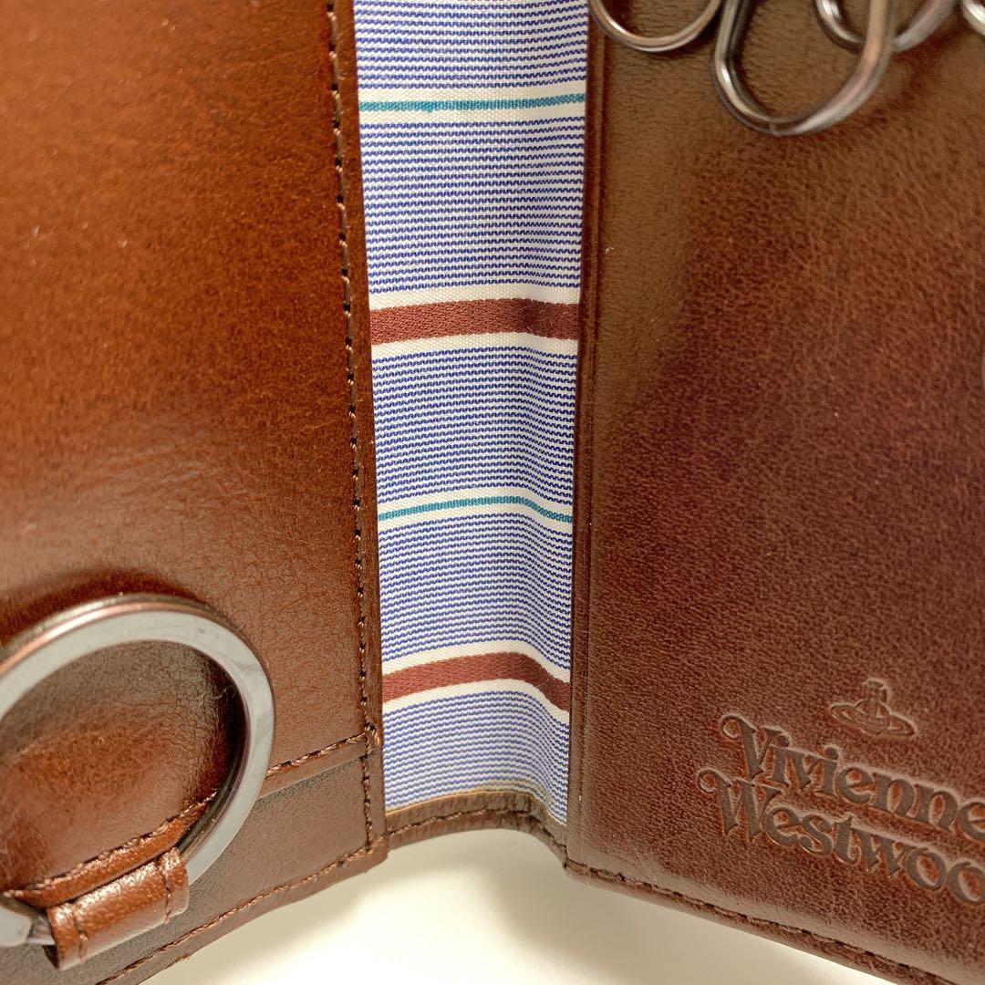 【新品】ヴィヴィアンウエストウッド 小銭入付キーケース コッパー オーブ　茶