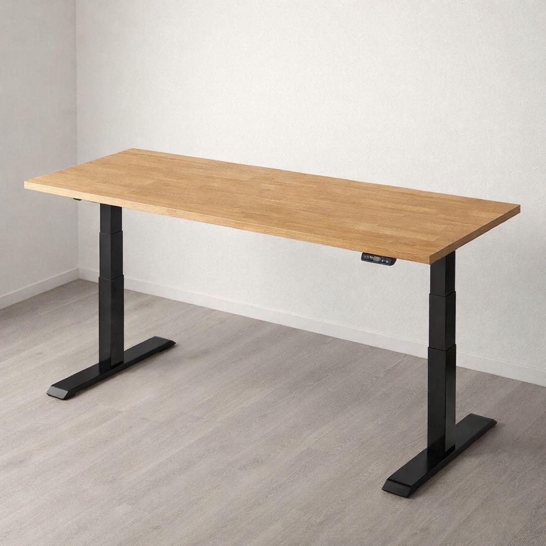 電動昇降デスク｜脚「FLEXISPOT E7」× 天板「IKEAセールヤン」