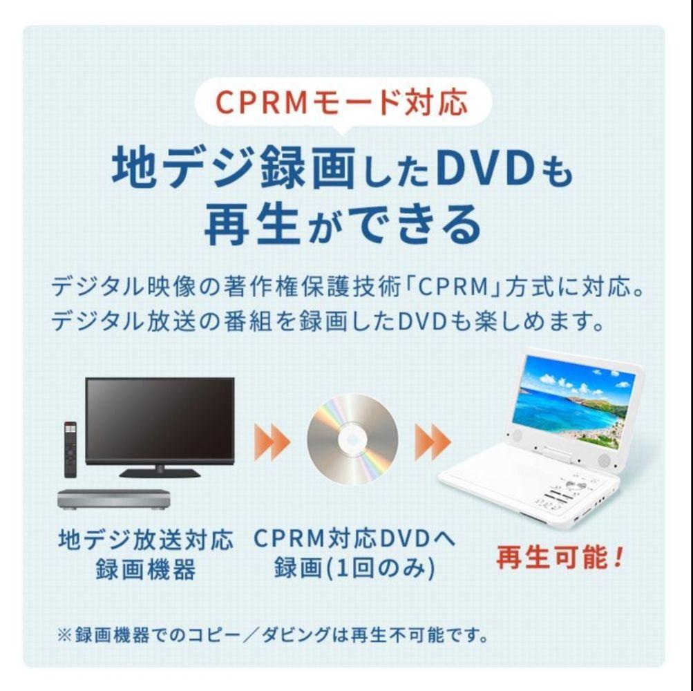 【楽天1位】DVDプレーヤー 10.1インチ ポータブル DVDプレイヤー