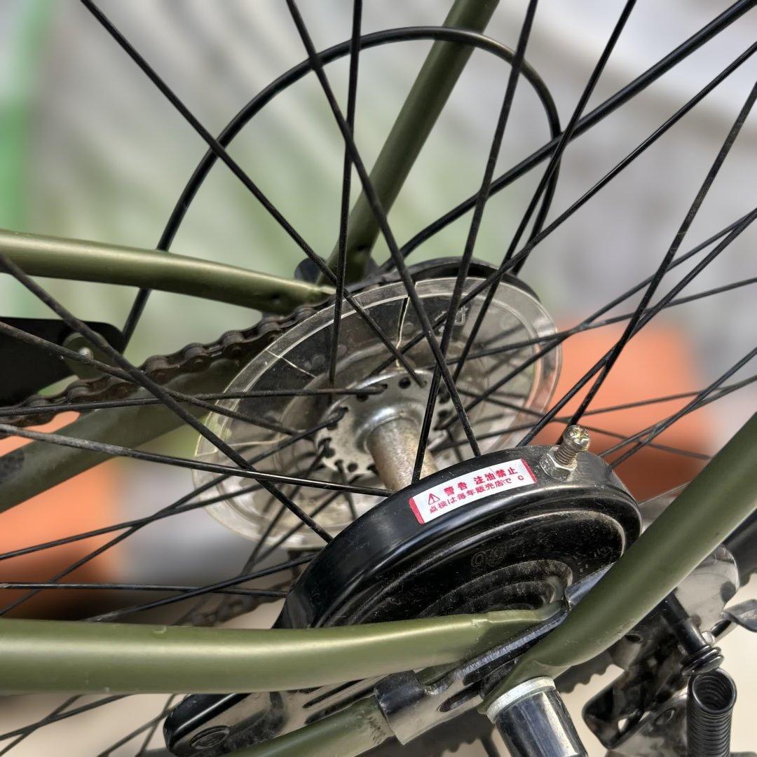 22インチ 子供用自転車 6段変速 LEDダイナモライト