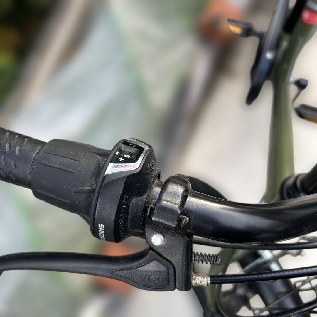 22インチ 子供用自転車 6段変速 LEDダイナモライト