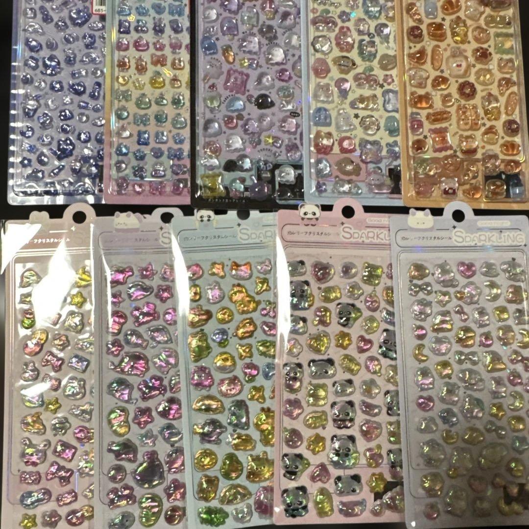 クーリア　ボンボンドロップシール 3Dぽっこりシール