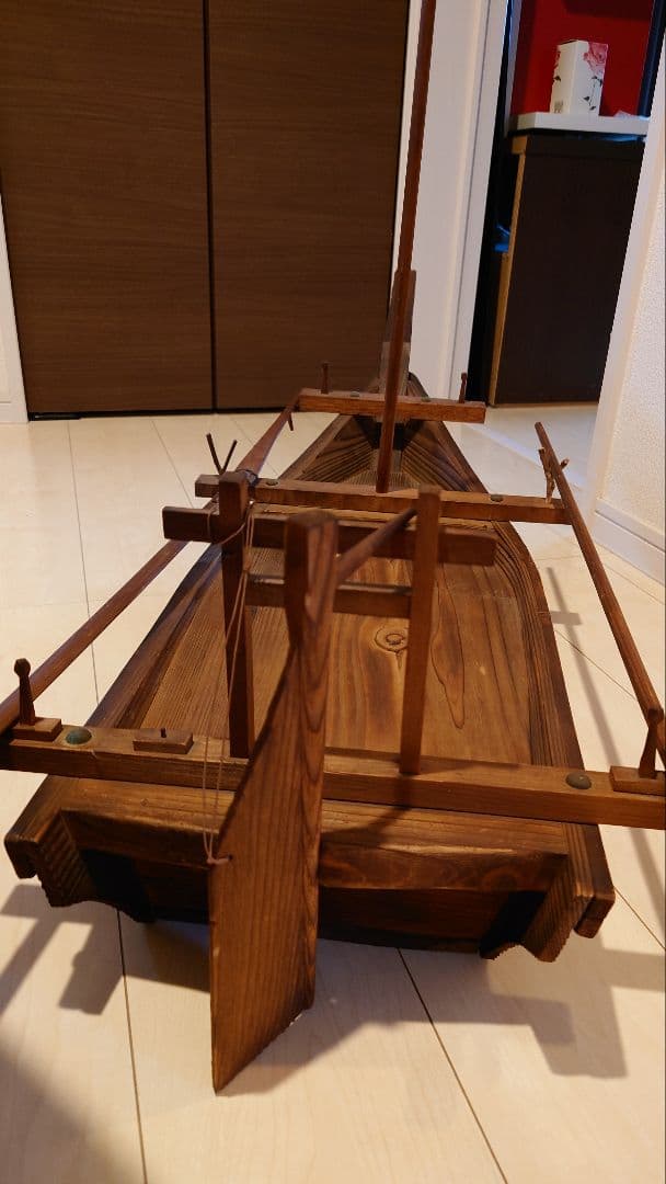 木製船模型 骨董品