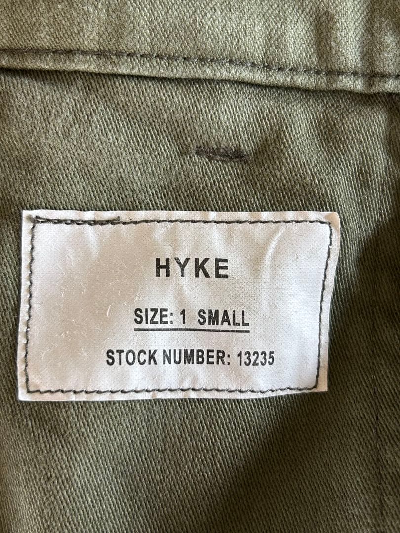 HIKE ハイク バックサテン ベイカーパンツ 13235 オリーブ S