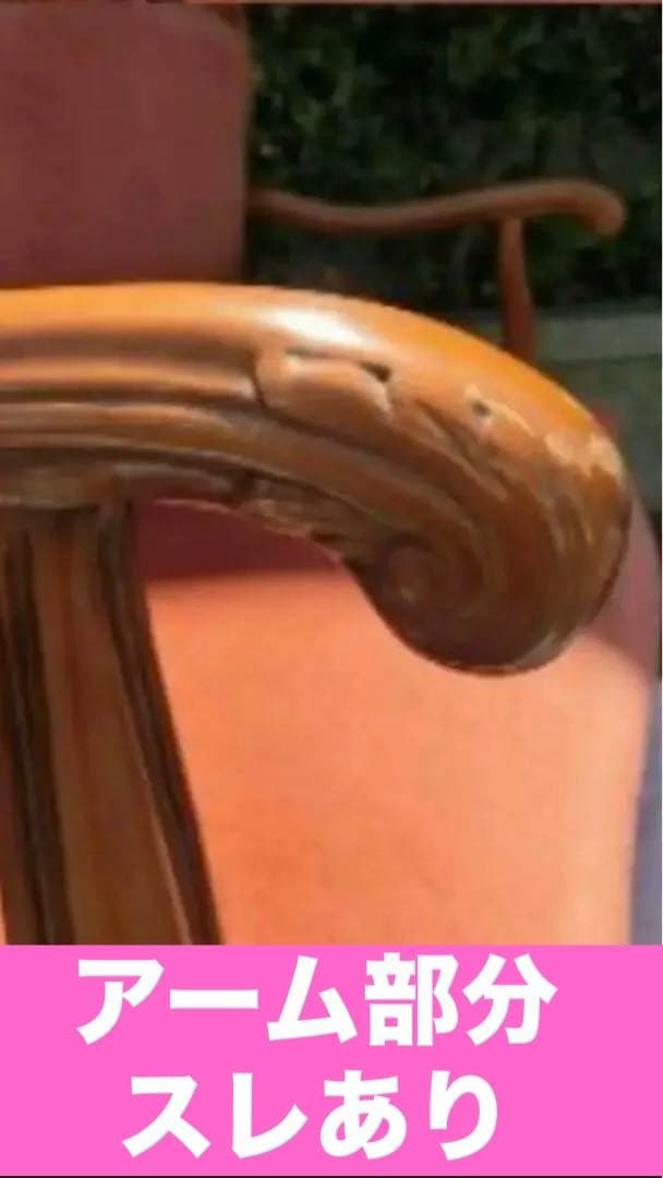 鋲打♦️猫脚 アンティーク 透かし彫り♦️ ロココ ソファ♦️高級 ベルベット♦️送料込