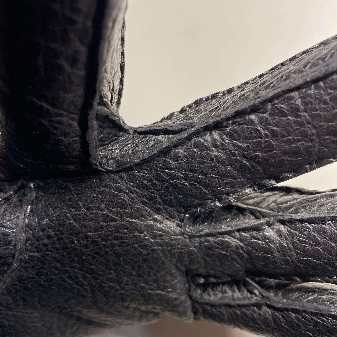 デンツ ペッカリー ブラック ハンプトン カシミア製ライニング