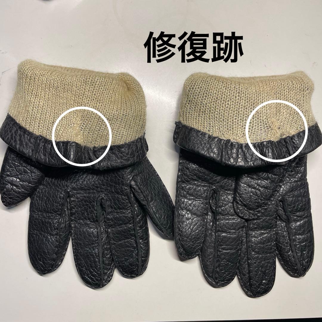 デンツ ペッカリー ブラック ハンプトン カシミア製ライニング