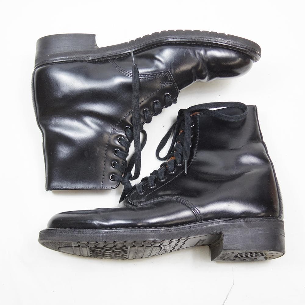 24.5cm　カナダ　ポリスブーツ　ミリタリー　ブラック　P4135
