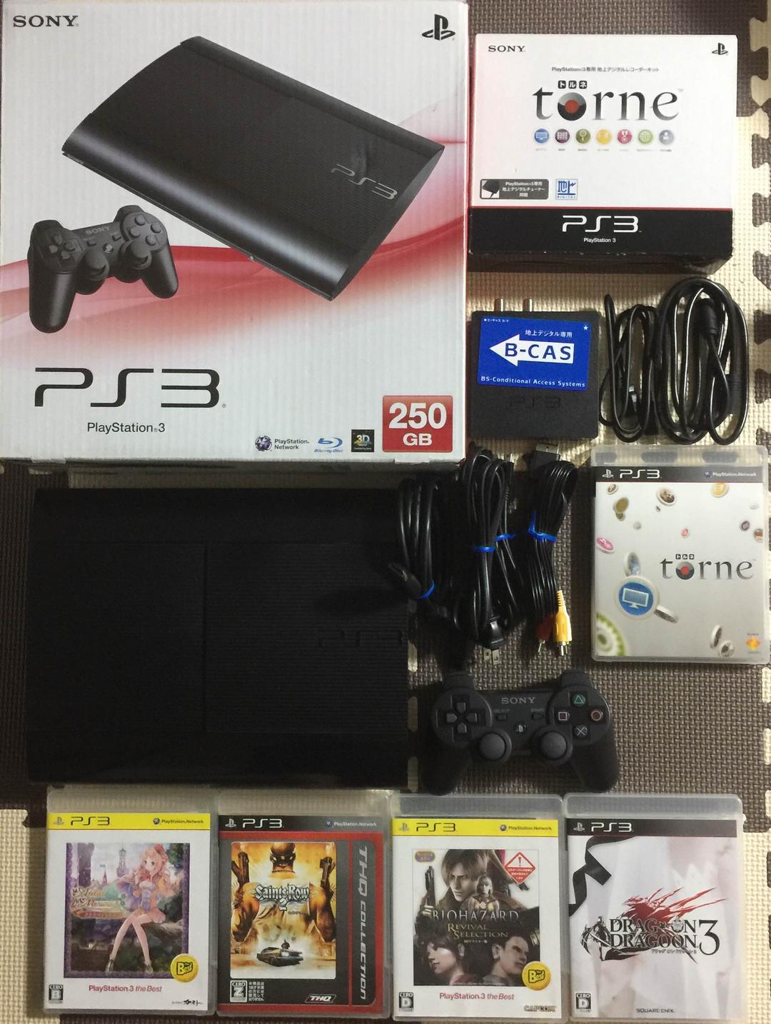 『めめはな』PS3 本体 250GB トルネ ソフト4本セット