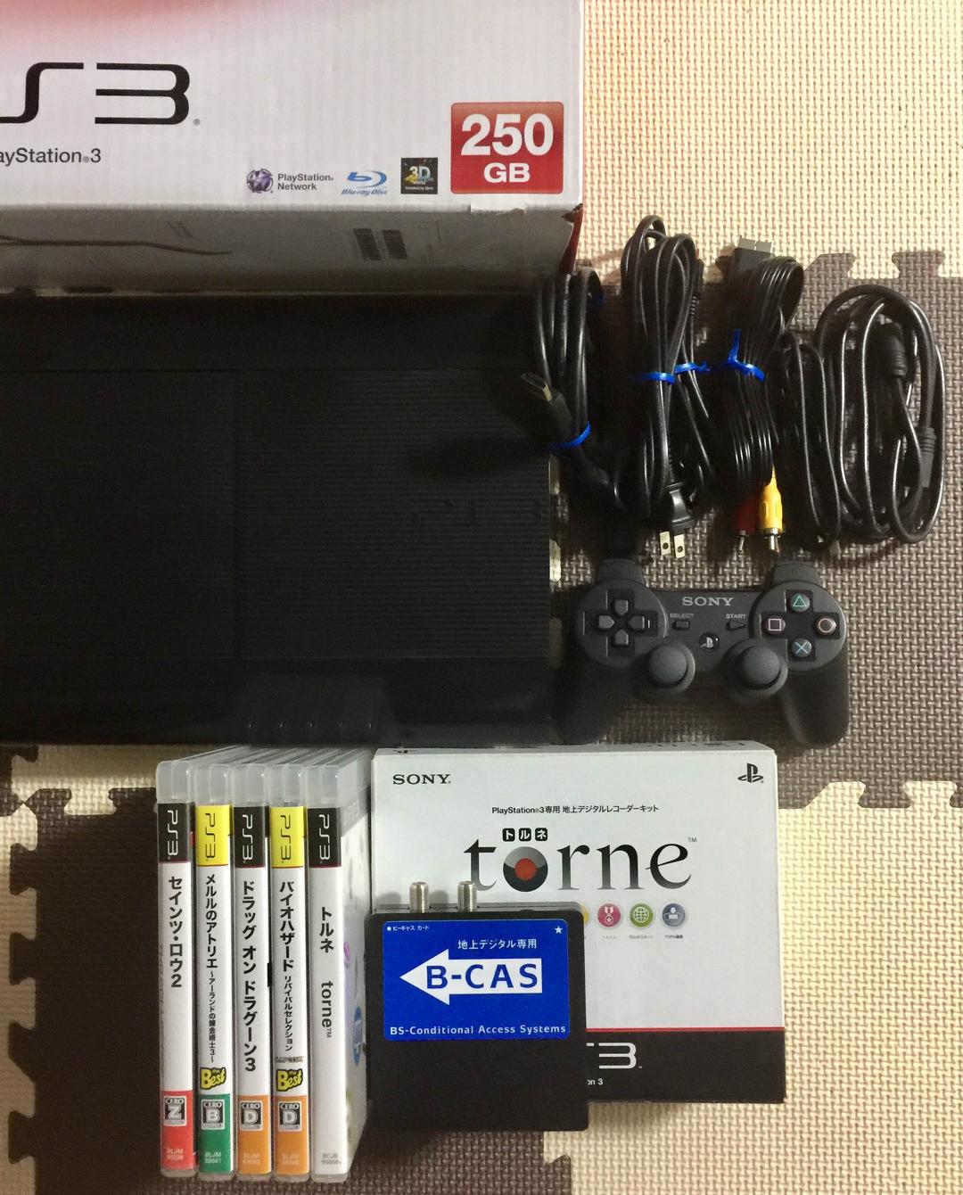 『めめはな』PS3 本体 250GB トルネ ソフト4本セット