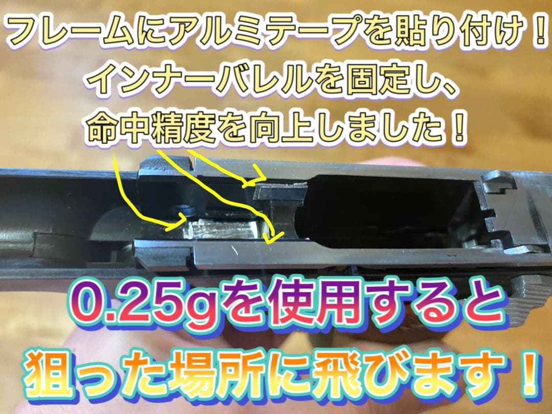 ウエスタンアームズ INFINITY 6.0 ガンブラック中古カスタム【WA】