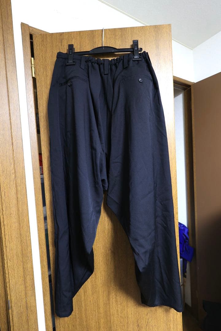 パンツ Yohji Yamamoto 23aw DROP CROTCH PANTS