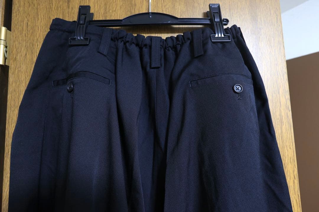 パンツ Yohji Yamamoto 23aw DROP CROTCH PANTS