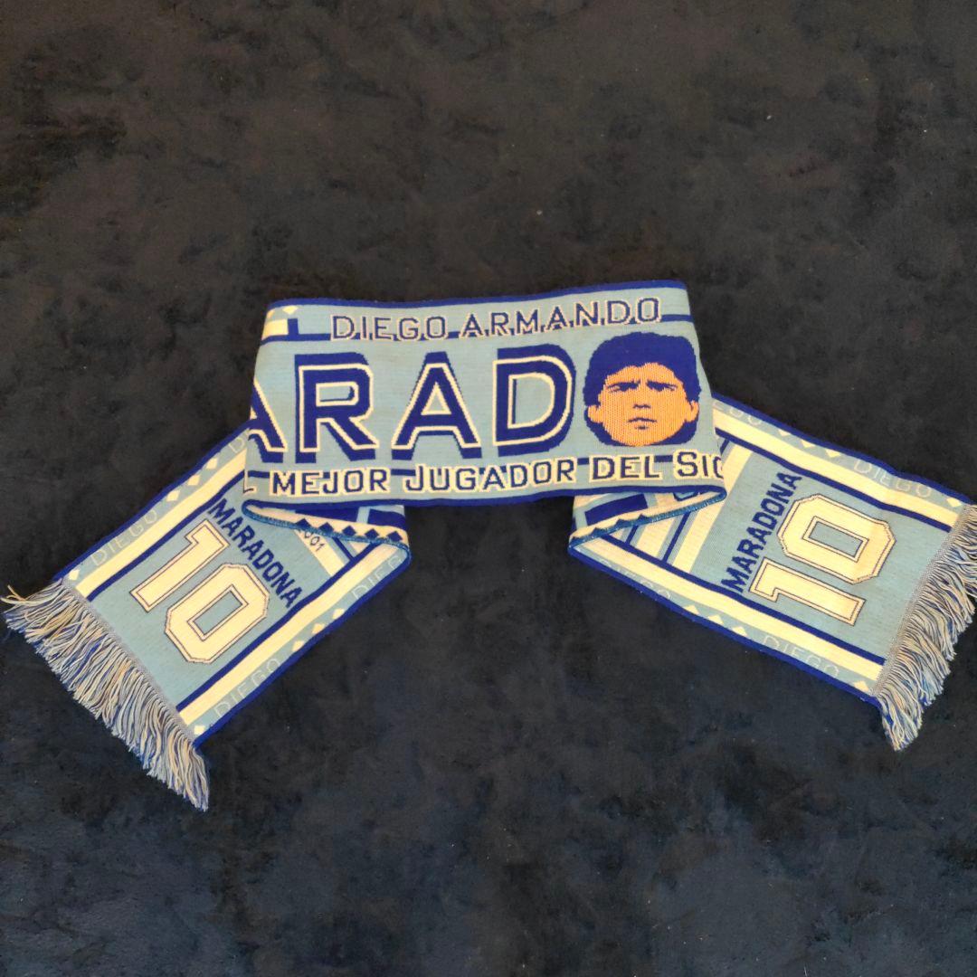 【希少】【ディエゴ・マラドーナ】マフラー　タオル　応援グッズ　サッカーグッズ