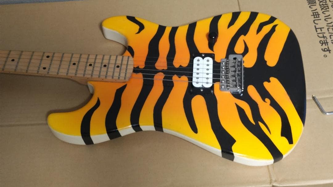 イエロータイガー　自作ギター ボディ＆ネックのみ 本日だけ値下げ