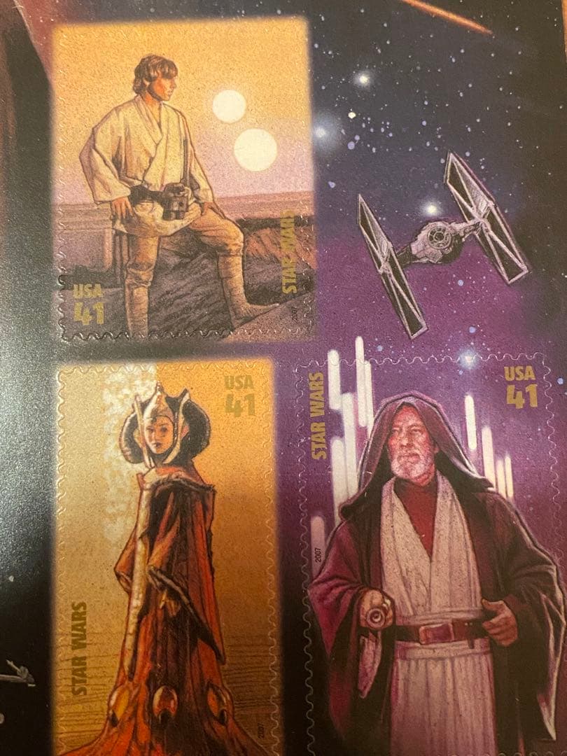 （未使用）スターウォーズ　アメリカ用　切手