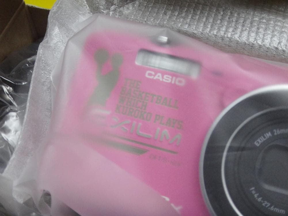 未使用 黒子のバスケ × CASIO EXILIM コラボデジカメ 写真合成機能