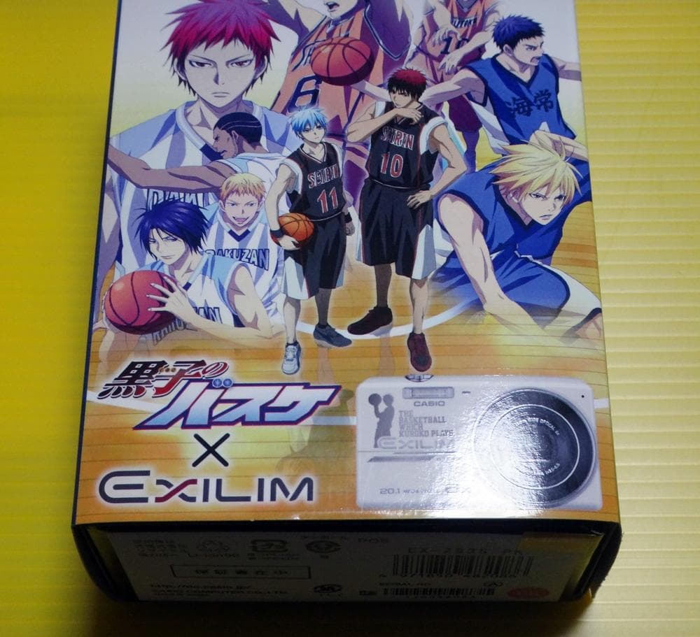 未使用 黒子のバスケ × CASIO EXILIM コラボデジカメ 写真合成機能