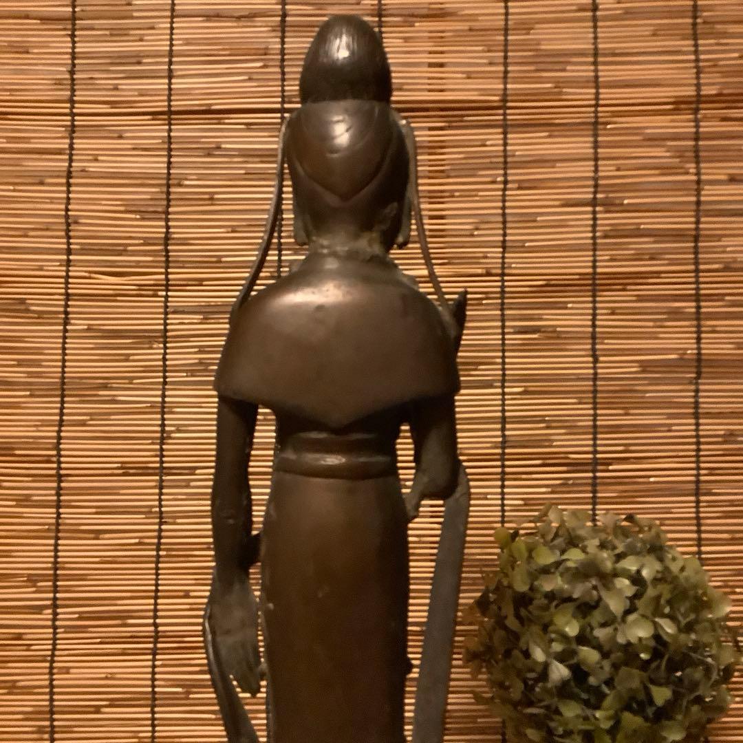 朝鮮・三国時代「南無観世音菩像」高句麗・新羅・百済・天平・古銅