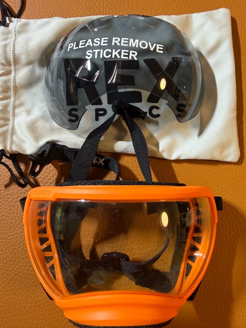 REX SPEC 犬用保護メガネ オレンジ