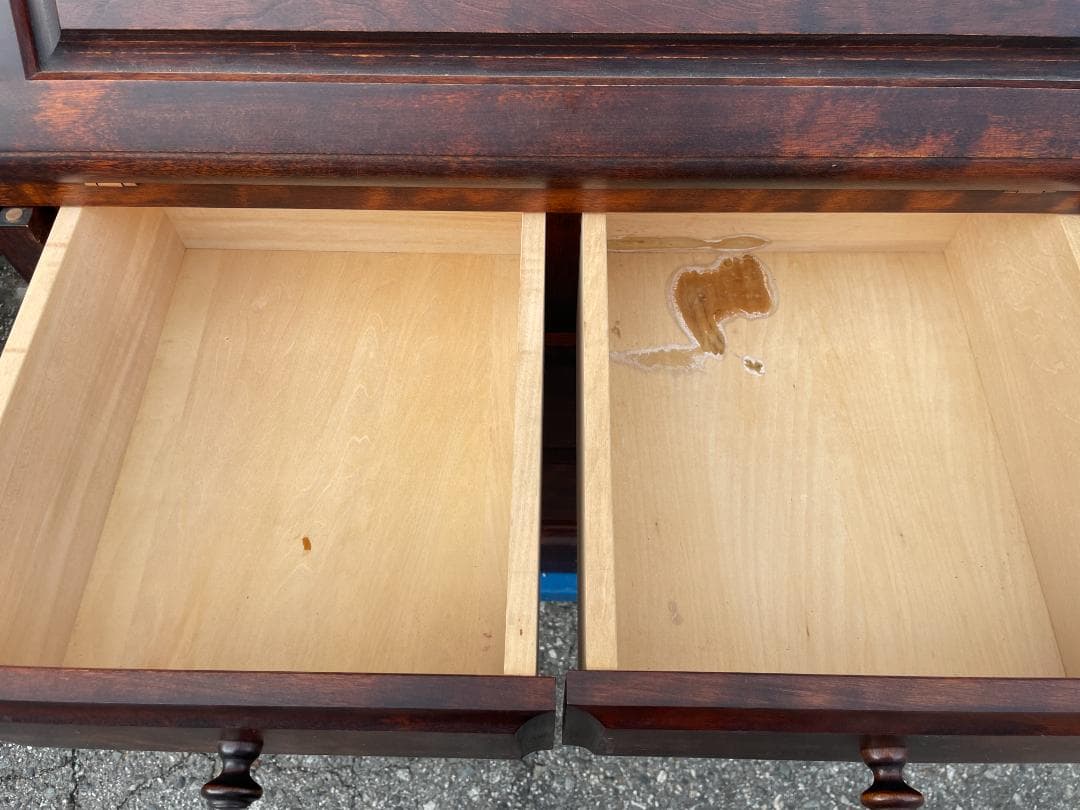 ★ 民芸家具 ライティングビューロー 流氷 89-008 昭和 レトロ 古家具