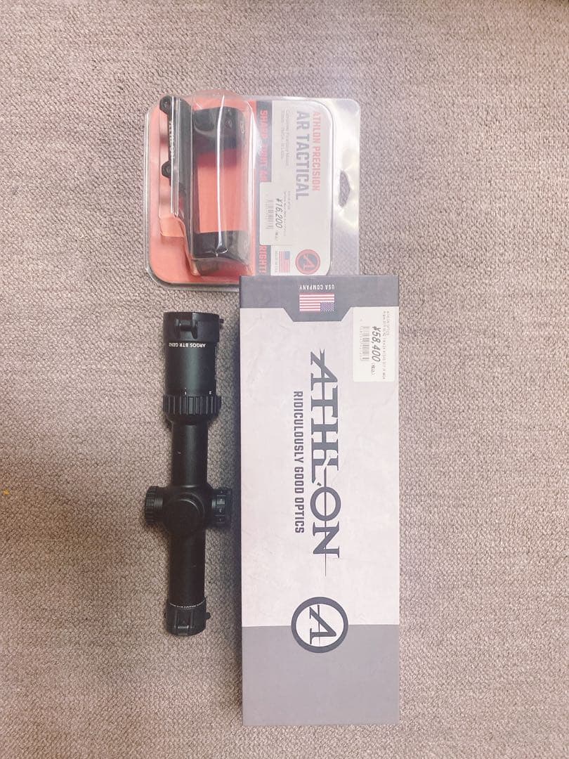 実物Athlon Optics Argos BTR GEN2 1-8×24