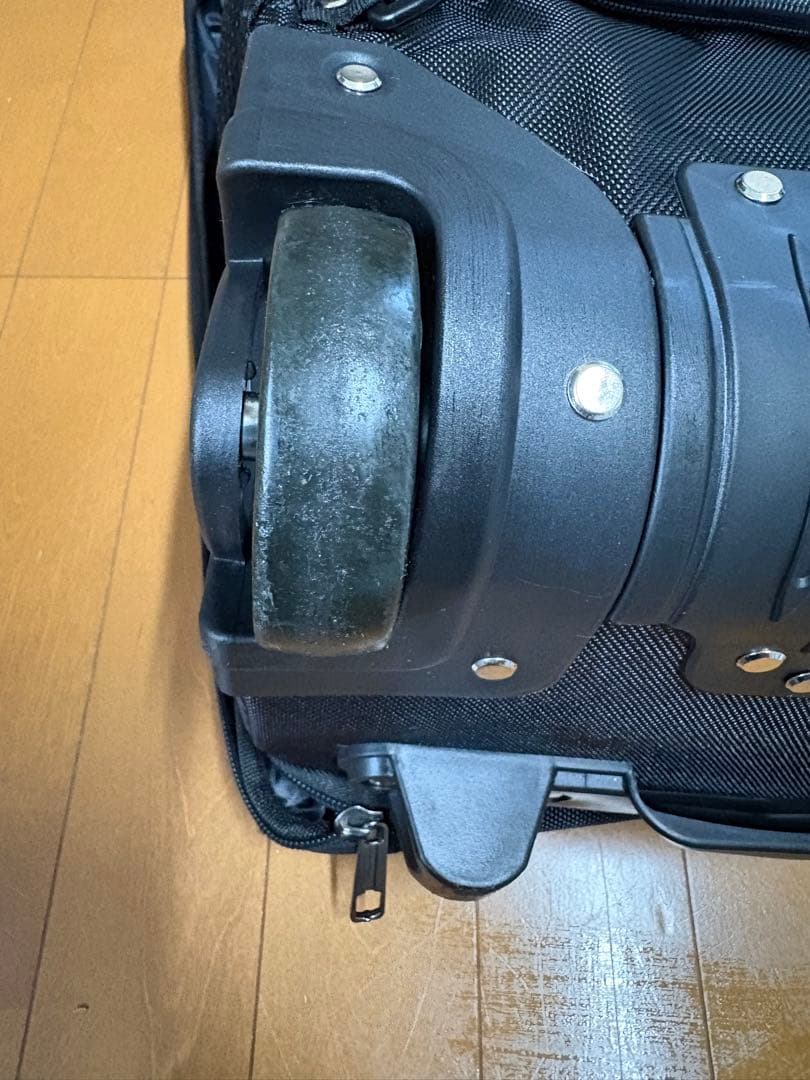 2WAY キャリーバッグ リュック 大容量 、PC収納 黒