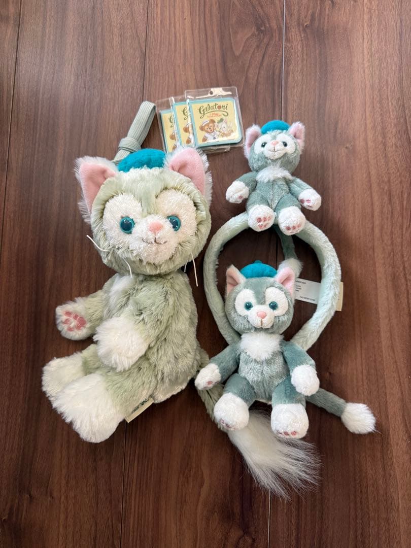 香港ディズニー限定 ジェラトーニ おすわりカチューシャなど3点セット