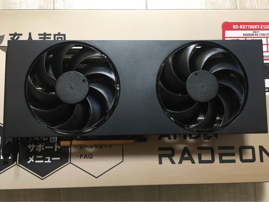 グラフィックボード・グラボ・ビデオカード RD-RX7700XT-E12GB/DF+ AG-750M V2