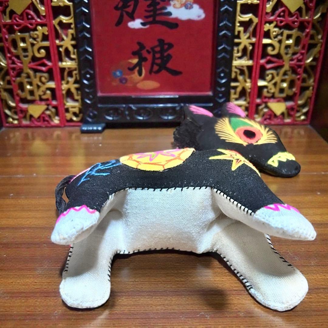 昭和期の中国民間玩具・陝西省西安 毛馿（馬）郷土玩具　午年　干支飾り