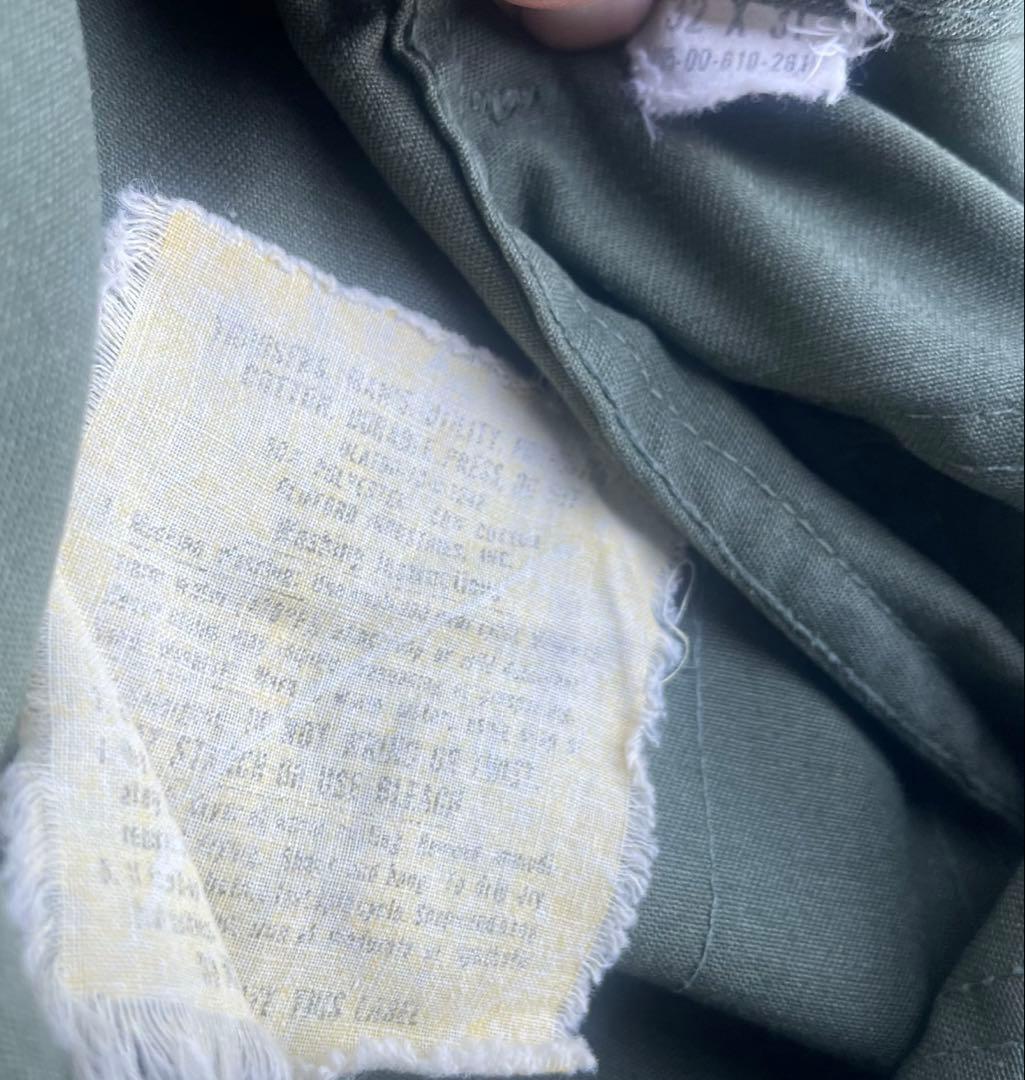 米軍本物OG-507ユーティリティパンツ1980年官給品バイカーパンツ32×31