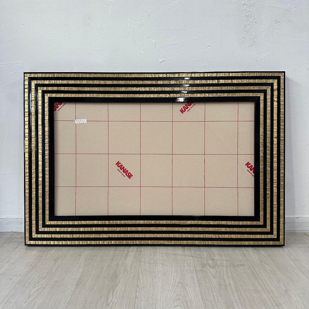 世界堂特注　額縁　キャンバス+木枠一式　大型　W783×H522×D42 　金