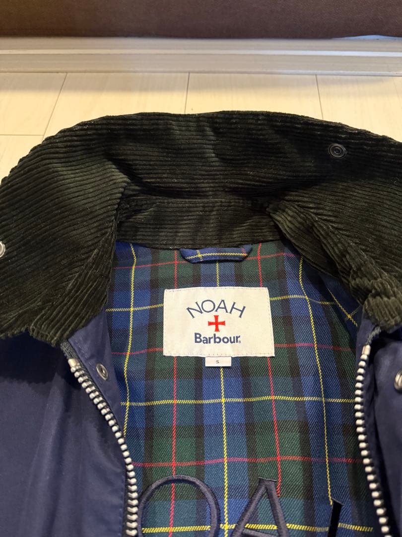 NOAH + Barbour ネイビー ジャケット