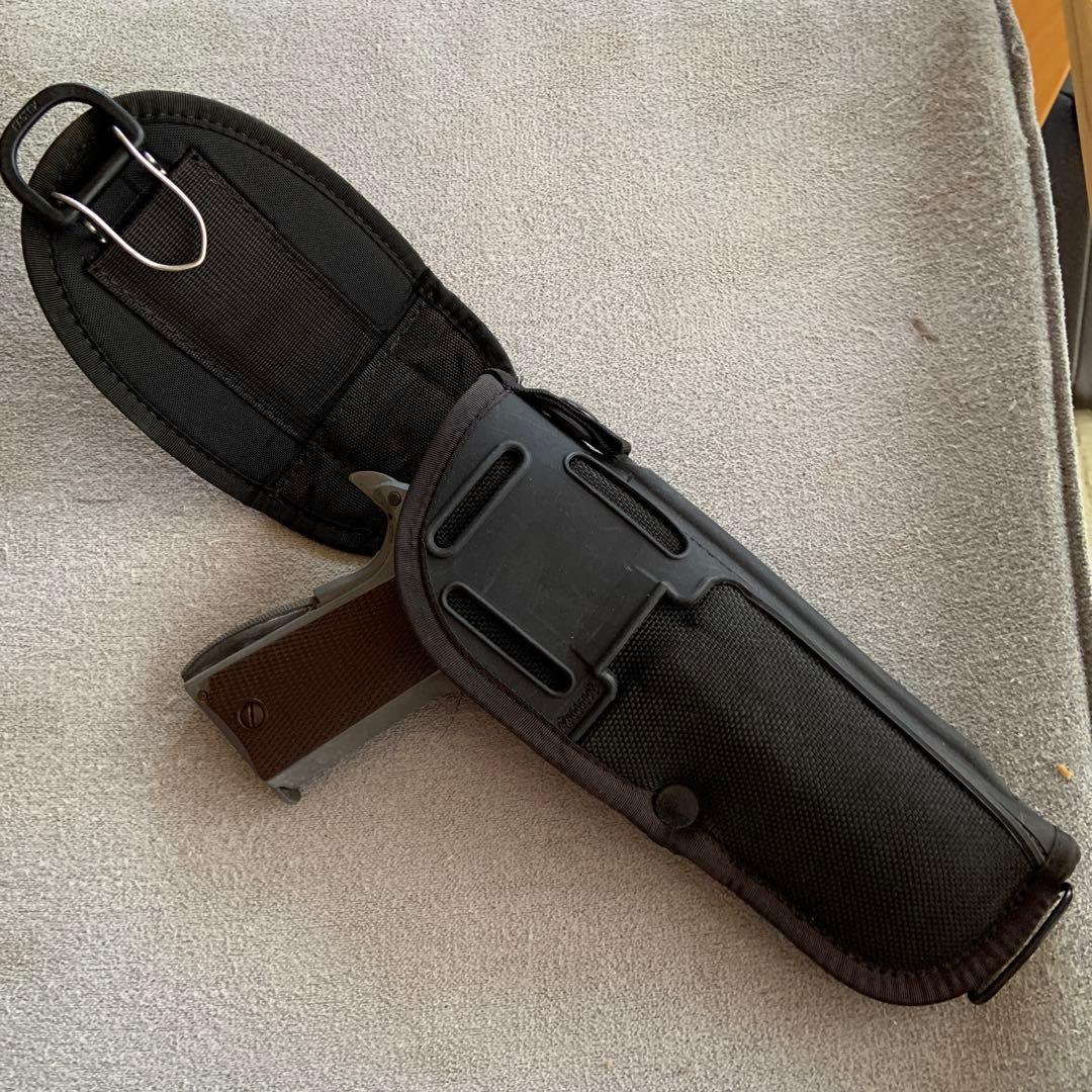 ガバメント用ナイロンホルスター　エアガンは付属しません。