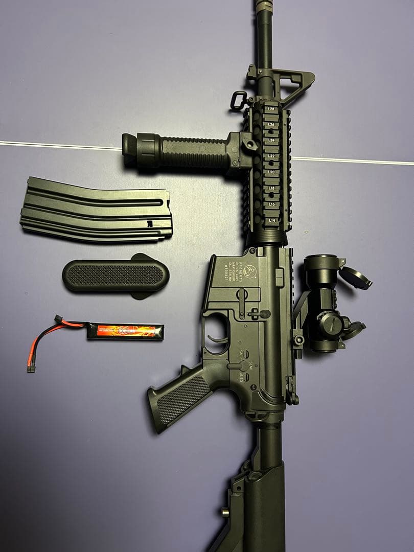 電動ガン TOP SOPMOD M4ライブカートモデル　ジャンク